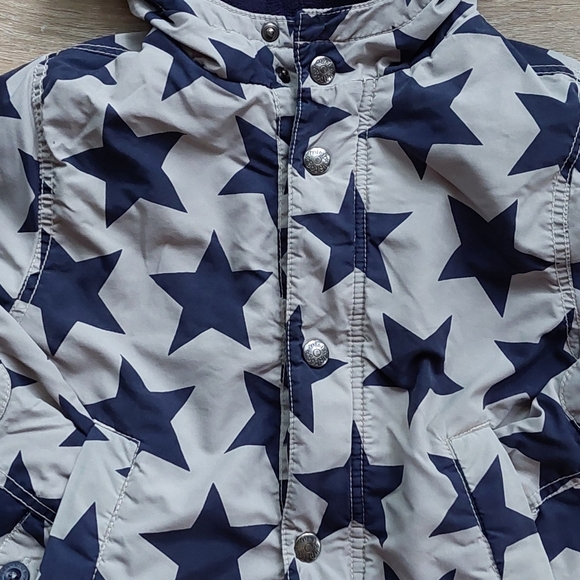 Mini Boden fleece star coat 5-6 years - Picture 8 of 16